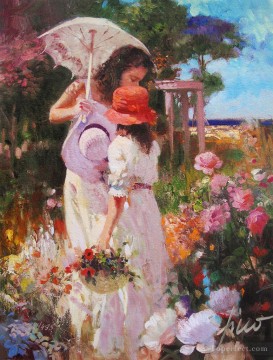 Flores Painting - Pino Daeni 5 Impresionismo Flores